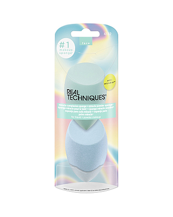 Real Techniques Summer Haze Miracle Complexion + Miracle Powder Sponge - Набор спонжей для макияжа  - hairs-russia.ru